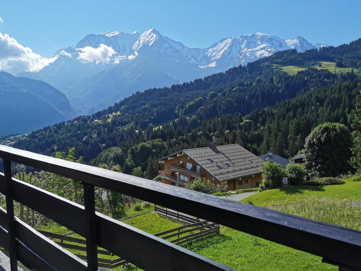 Апартаменты Duo Des Alpages Vue Exceptionnelle Sur Le Mont Blc Сен-Жерве-Ле-Бэн Экстерьер фото