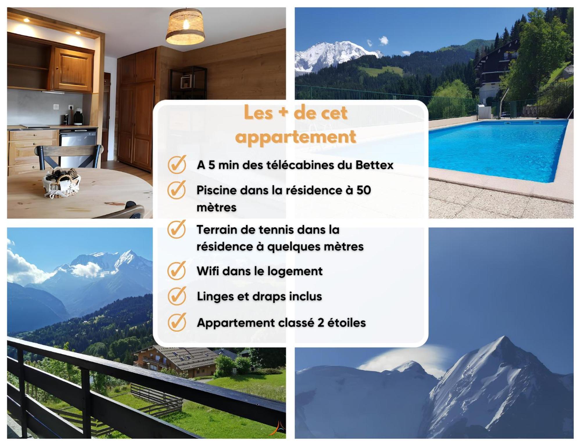 Апартаменты Duo Des Alpages Vue Exceptionnelle Sur Le Mont Blc Сен-Жерве-Ле-Бэн Экстерьер фото